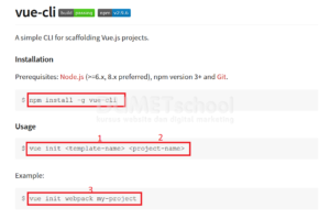 cara lain menginstall CLI Vuejs dengan mudah