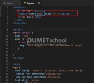 cara menginstall NPM fontawesome di vuejs