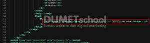 cara membuat load more dengan Ajax Jquery