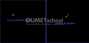 tampilan animasi cursor