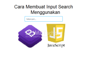 Cara-membuat-input-search-dengan-bootstrap-dan-javascript