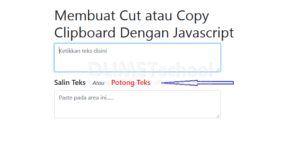 Membuat Cut text Dengan Javascript
