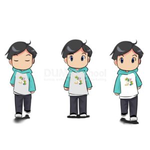cara membuat efek orang berjalan menggunakan javascript