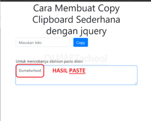 cara membuat copy clipboard sederhana dengan jquery