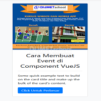 Cara Membuat Event di Component VueJS