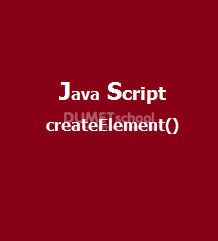 Cara Menggunakan HTML DOM createElement JavaScript