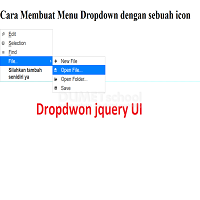 Cara Membuat Menu Dropdown dengan Sebuah Icon
