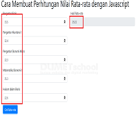 Cara Membuat Perhitungan Nilai Rata-rata dengan Javascript