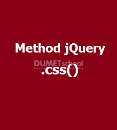 Cara Memberikan Style Pada Element HTML Otomatis Dari jQuery