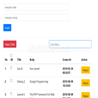 Cara Memasukan Data ke database dengan ajax jQuery