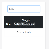 Cara Membuat Fungsi Search dengan Ajax jQuery