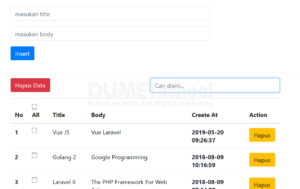 cara memasukan data ke database dengan ajax jQuery