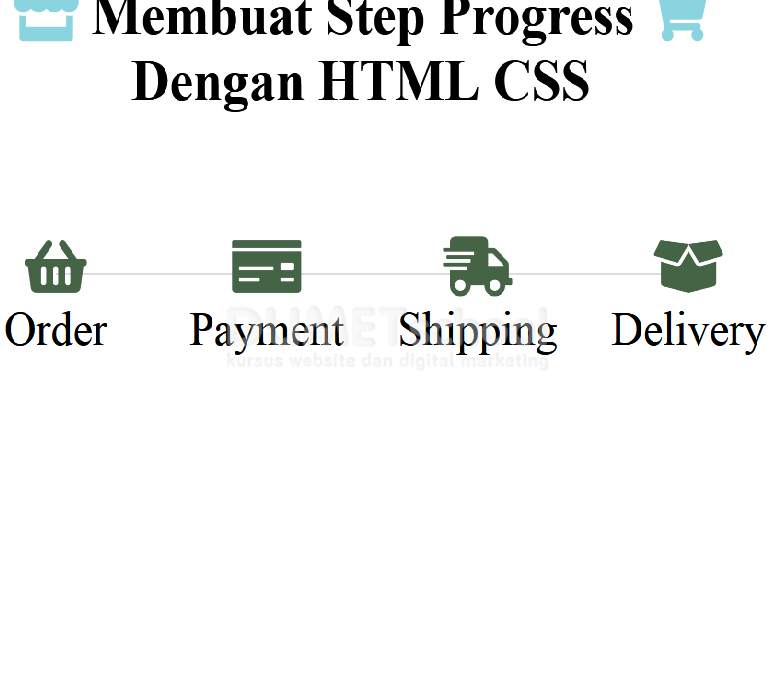Cara Membuat Step Progress Dengan HTML CSS