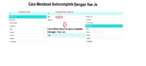 Cara Membuat Autocomplete Dengan VueJs