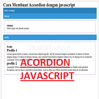 Cara Membuat Acordion dengan Javascript