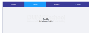cara membuat tampilan deskripsi tab dengan Javascript
