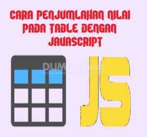 1-Membuat Penjumlahan Pada Table Dengan Javascript