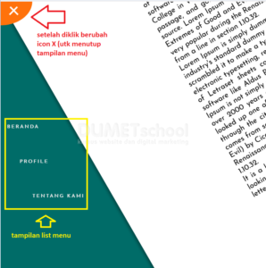 2-menu navbar efek rotate