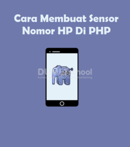 Cara membuat sensor nomor di PHP