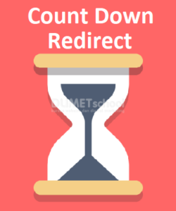 cara membuat count down redirect halaman