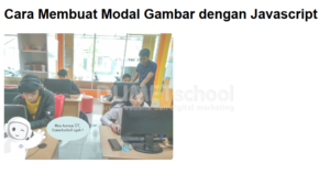 cara membuat modal gambar dengan Javascript