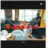 Cara Membuat Modal Gambar Dengan Javascript
