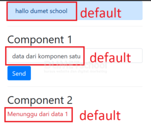 cara mengirim data dengan Bus di Vuejs