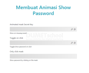 Membuat Animasi Show Password