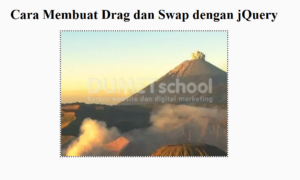 membuat drag dan swap di sebuah website