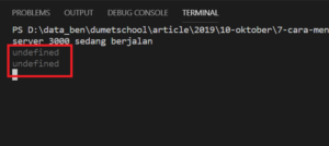 mengambil query string disebuah Rooting