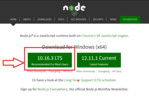 cara menggunakan dan menginstall Nodejs