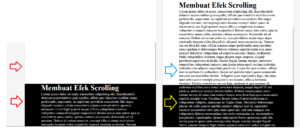 Membuat -Efek Scrolling Dengan HTML CSS
