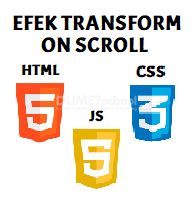 Membuat Efek Transform On Scroll Dengan Javascript