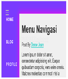 Cara Membuat Responsive Menu Navigasi Bar