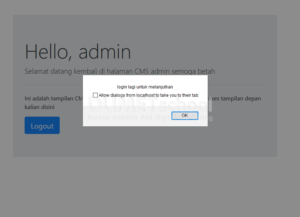 cara membuat session expired dengan ajax dan php