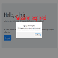 cara membuat session expired dengan ajax dan php