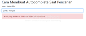 cara membuat autocomplete saat pengetikan