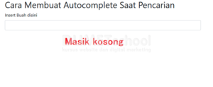 cara membuat autocomplete saat pengetikan
