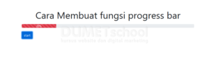 cara membuat fungsi progress bar