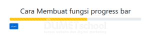 cara membuat fungsi progress bar