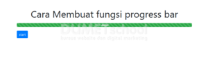 cara membuat fungsi progress bar