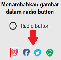 Cara Menambahkan Gambar Pada Radio Button