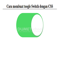 Cara Membuat Toogle Switch dengan CSS