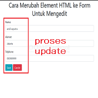 Cara Mengupdate dengan ajax jQuery