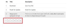 Cara Membuat Pagination Angka Ajax jQuery