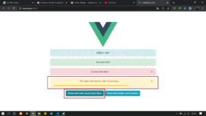 Cara Membuat Alert di Bootstrap Vue
