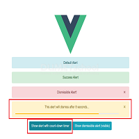 Cara Membuat Alert di Bootstrap Vue