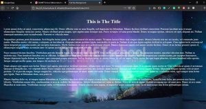 background website fullscreen