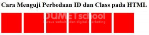 perbedaan id dan class